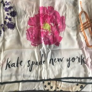 Kate Spade silky neck scarf